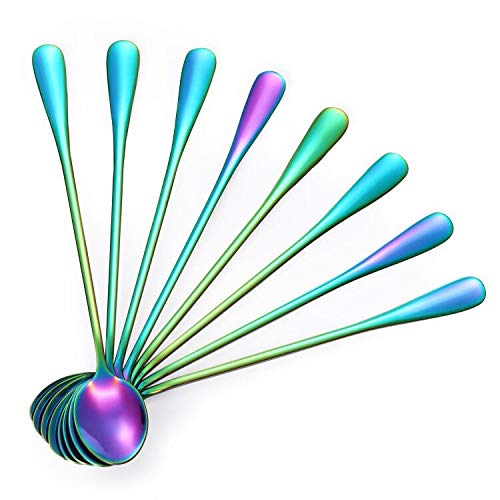 Marco Almond iced-tea spoon in stainless steel delivers precise stirring.