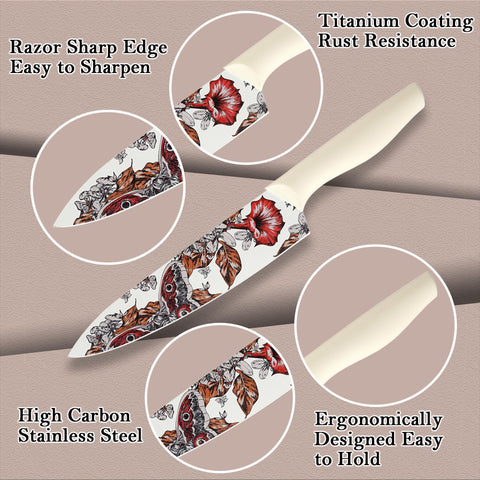 Marco Almond 8in slicing knife for smooth cuts in meat and produce.