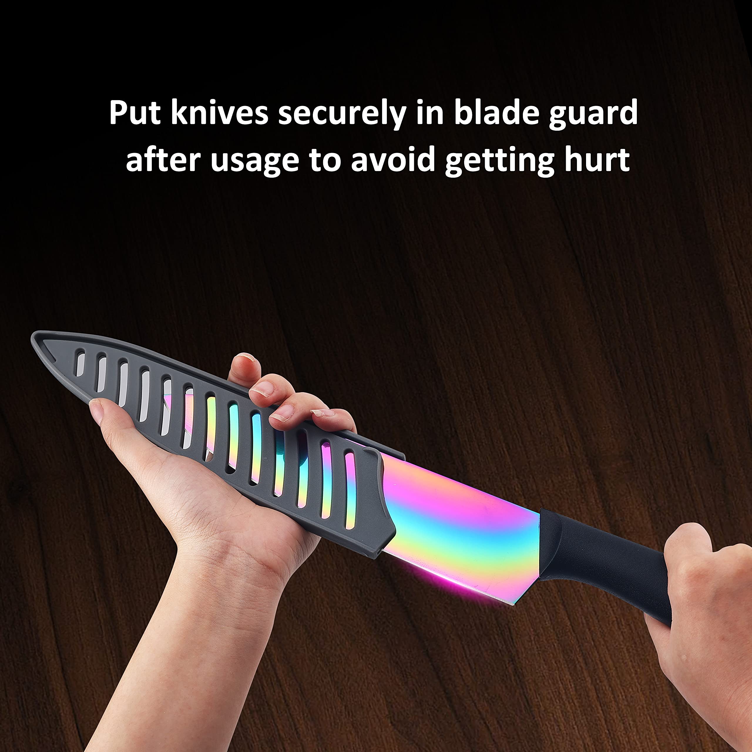 Marco Almond KYA36 8-inch chef knife with sheath for precise prep