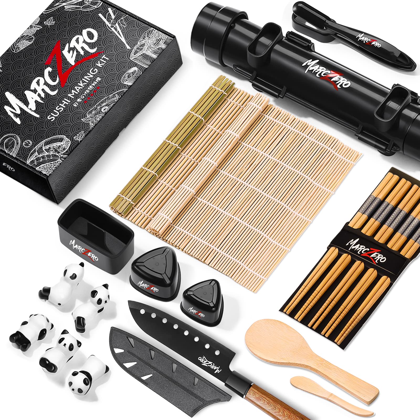 MarcZero Sushi Bazooka Roller in action for quick, evenly rolled sushi