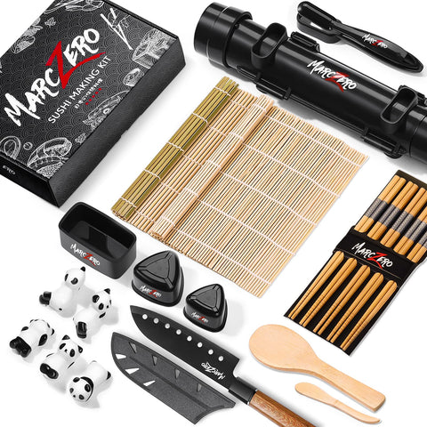 MarcZero Sushi Bazooka Roller in action for quick, evenly rolled sushi