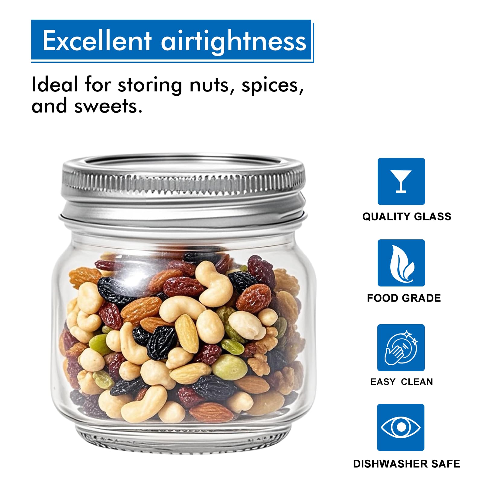 Maredash 64-label sticker set helps organize jars with style and clarity.