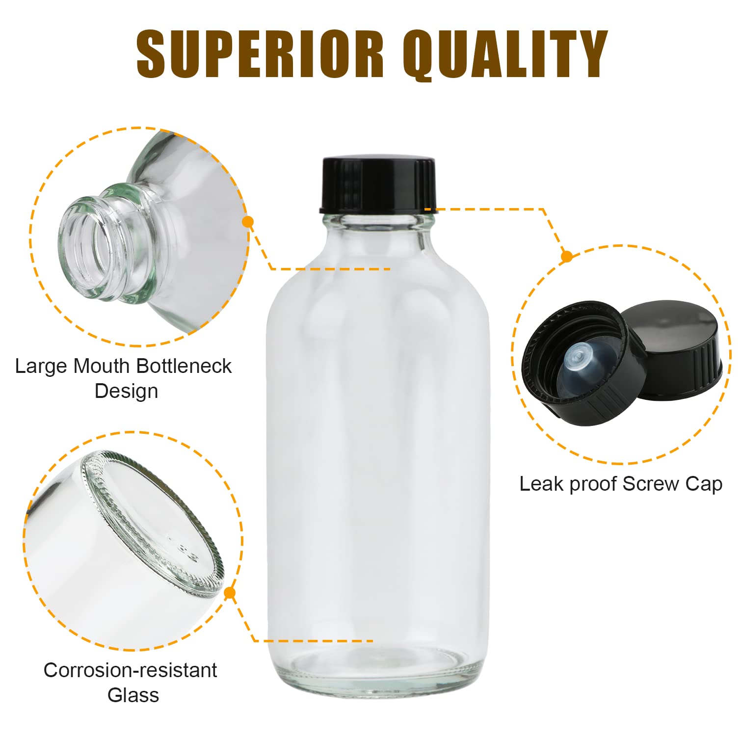 Maredash small funnels and brushes set simplifies filling and cleaning.
