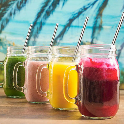 Maredash mason jar with lid ideal for iced beverages