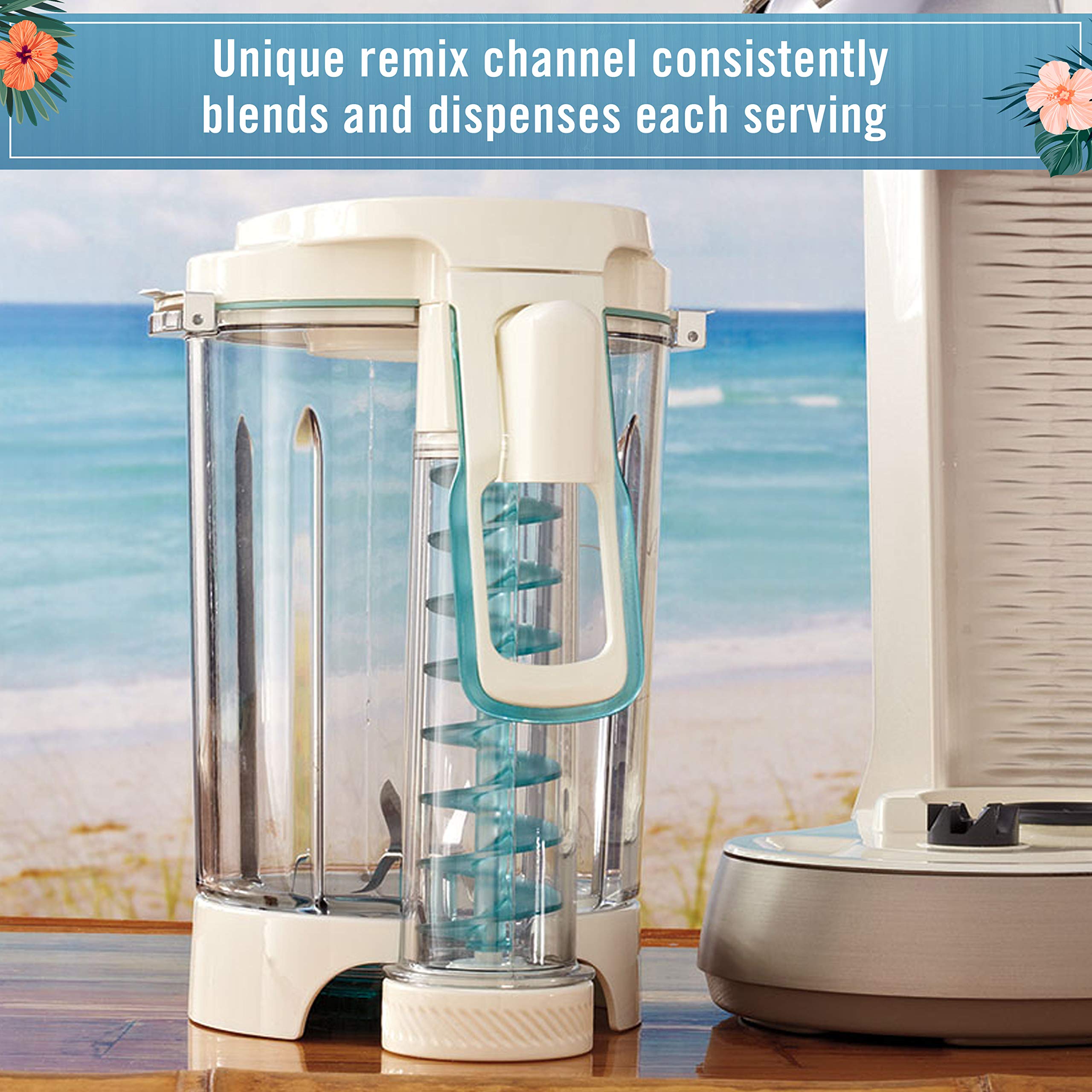 Margaritaville Bali 60oz jar highlights batch blending for gatherings.