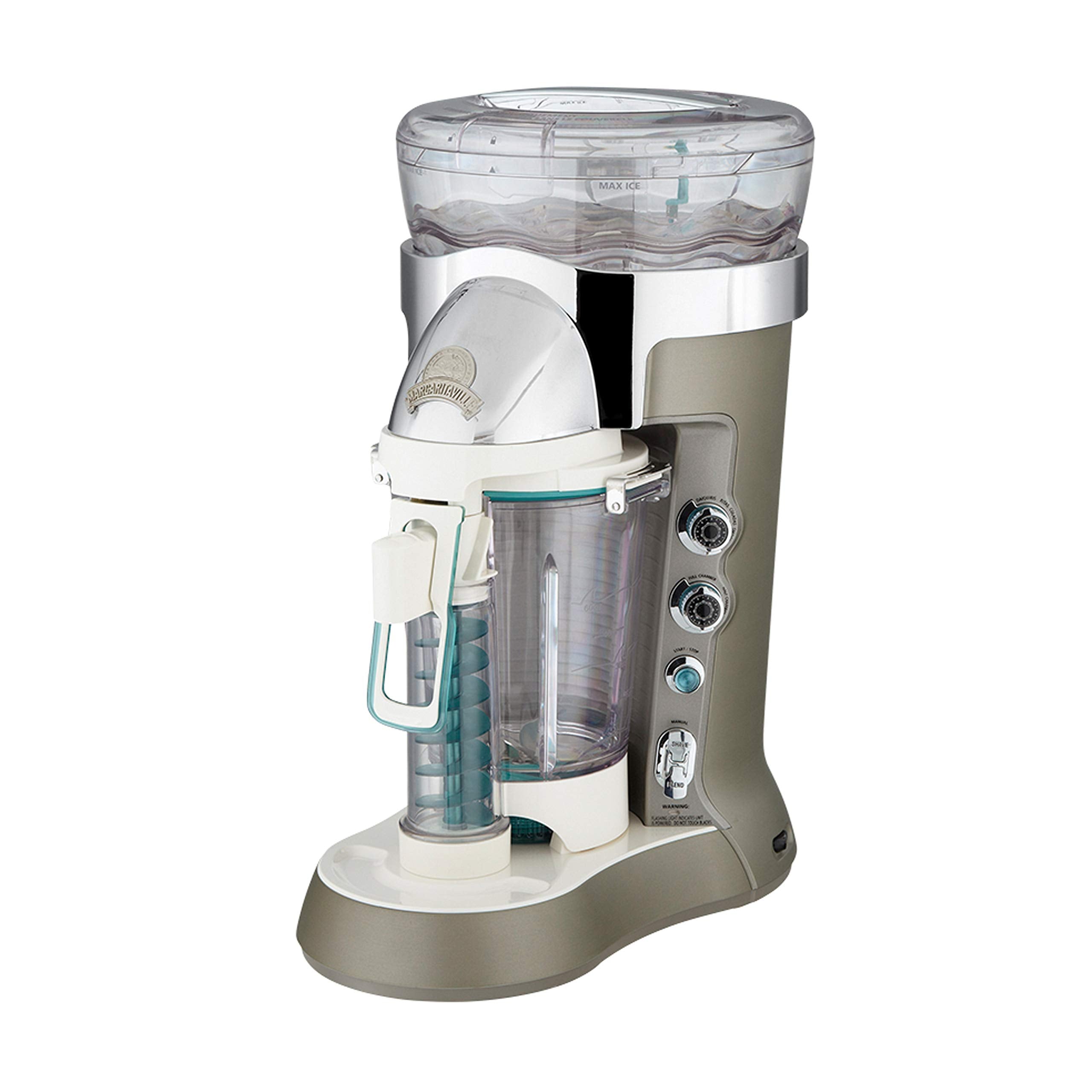 Margaritaville Bali front view shows premium metallic housing for stylish entertaining.
