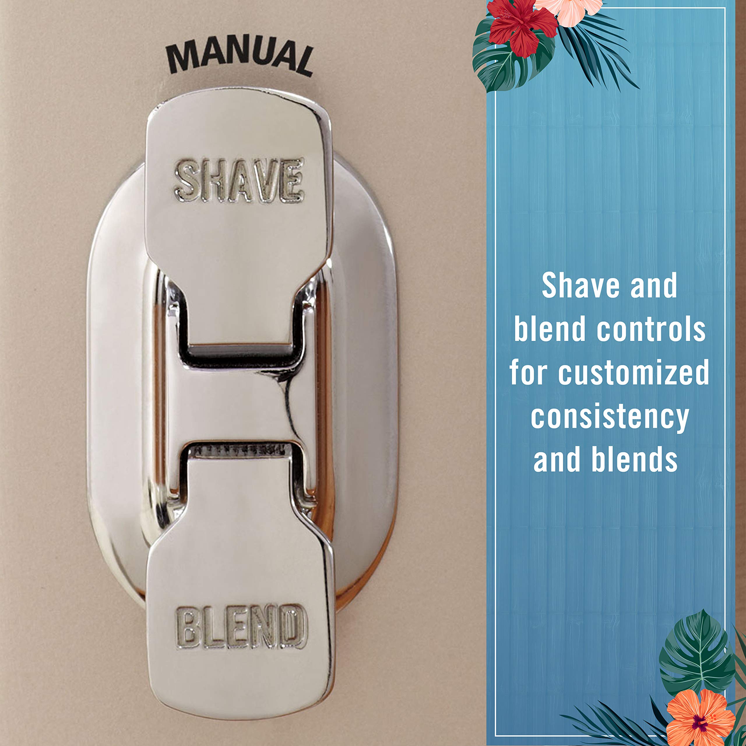 Margaritaville Bali stainless steel accents add durable, modern kitchen appeal.