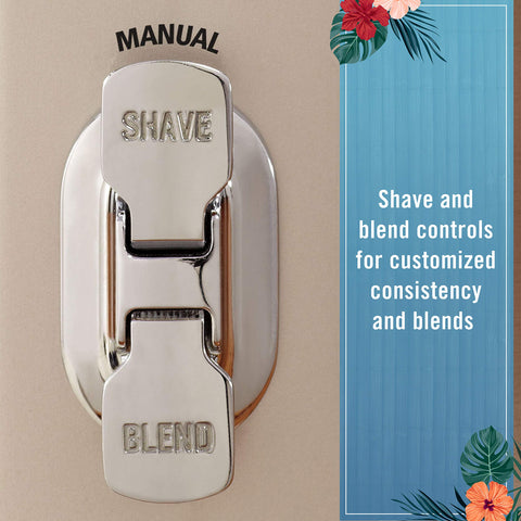 Margaritaville Bali stainless steel accents add durable, modern kitchen appeal.