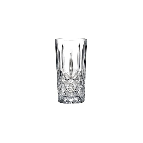 Markham highball glasses showcase timeless crystal-cut pattern for gin and tonics