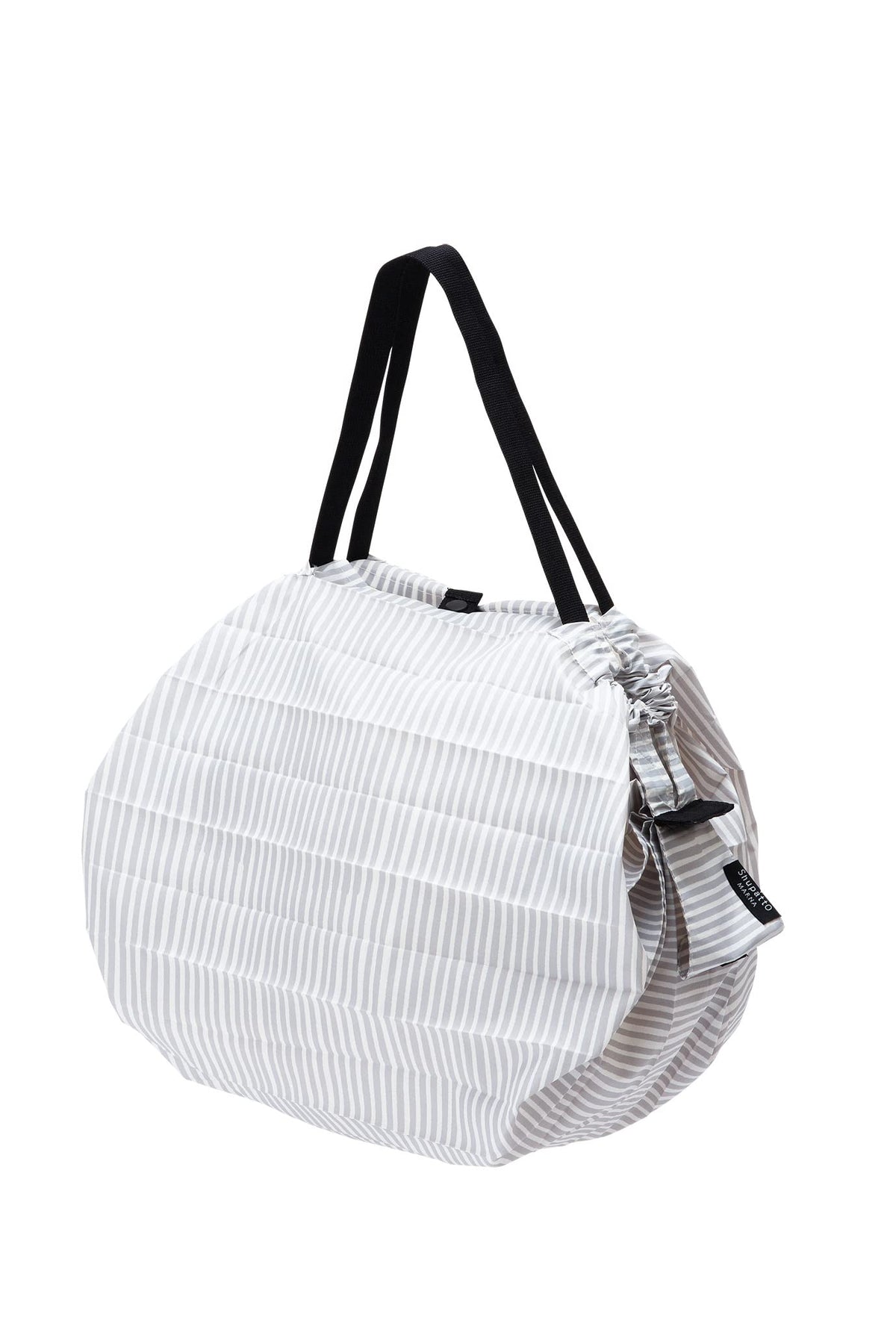 MARNA Shupatto large stripe compact bag ready for grocery runs and easy storage