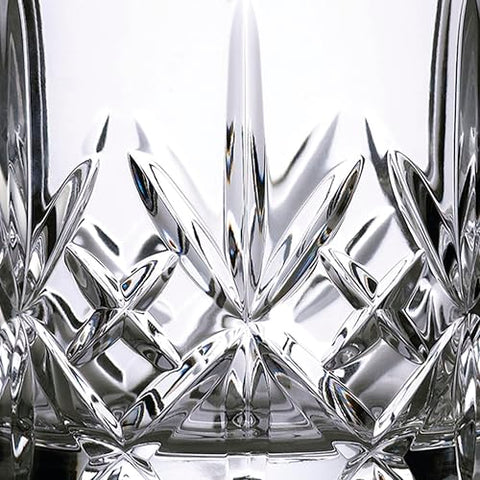 Clear Maxwell glasses glow under ambient light, enhancing table aesthetics during gatherings.