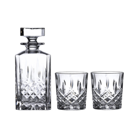 Marquis by Waterford Markham Square decanter pouring for elegant pours.