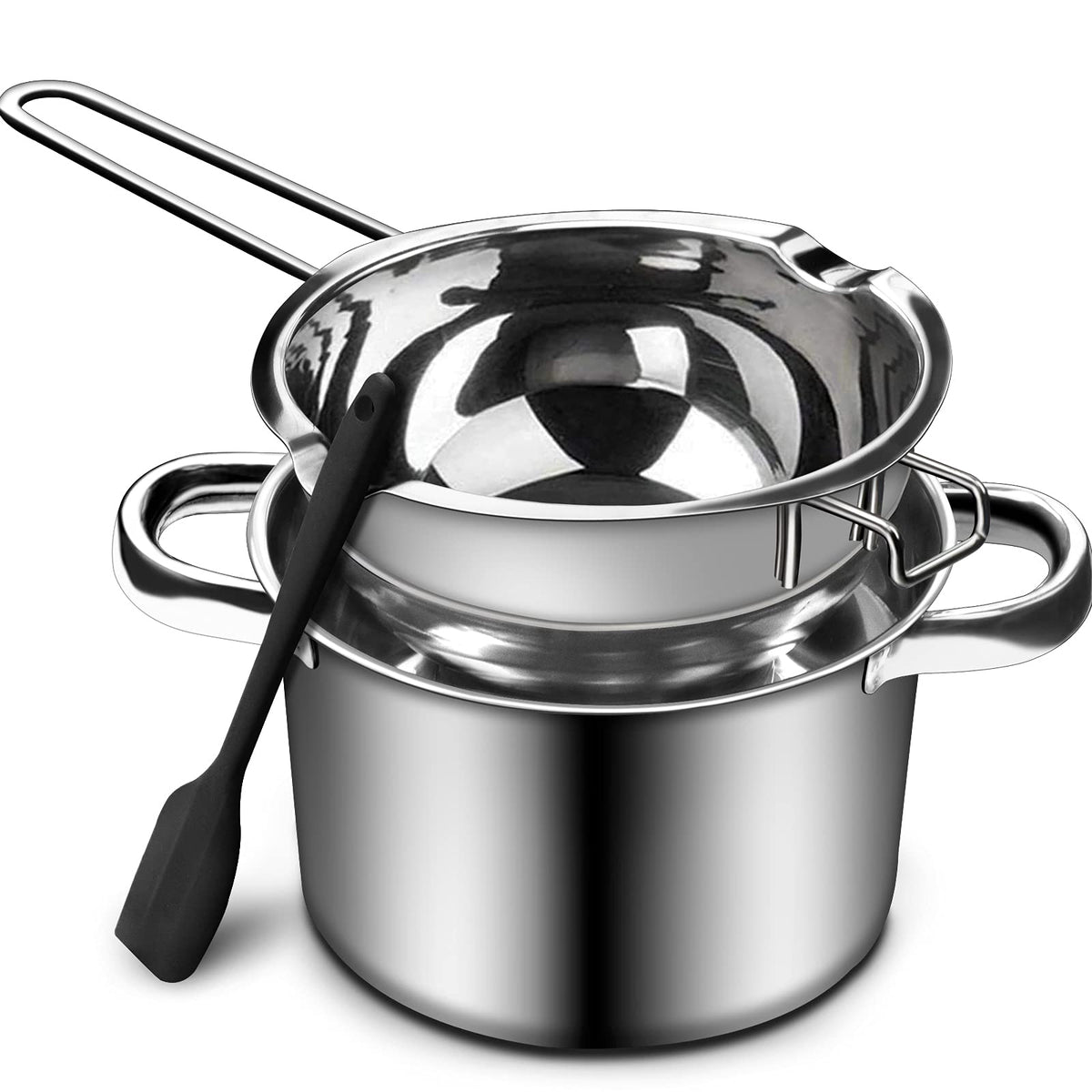 Marsheepy 1000ML double boiler pot for smooth chocolate melts.