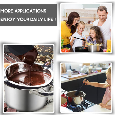 Marsheepy kitchen scene illustrates versatile cookware for home use.