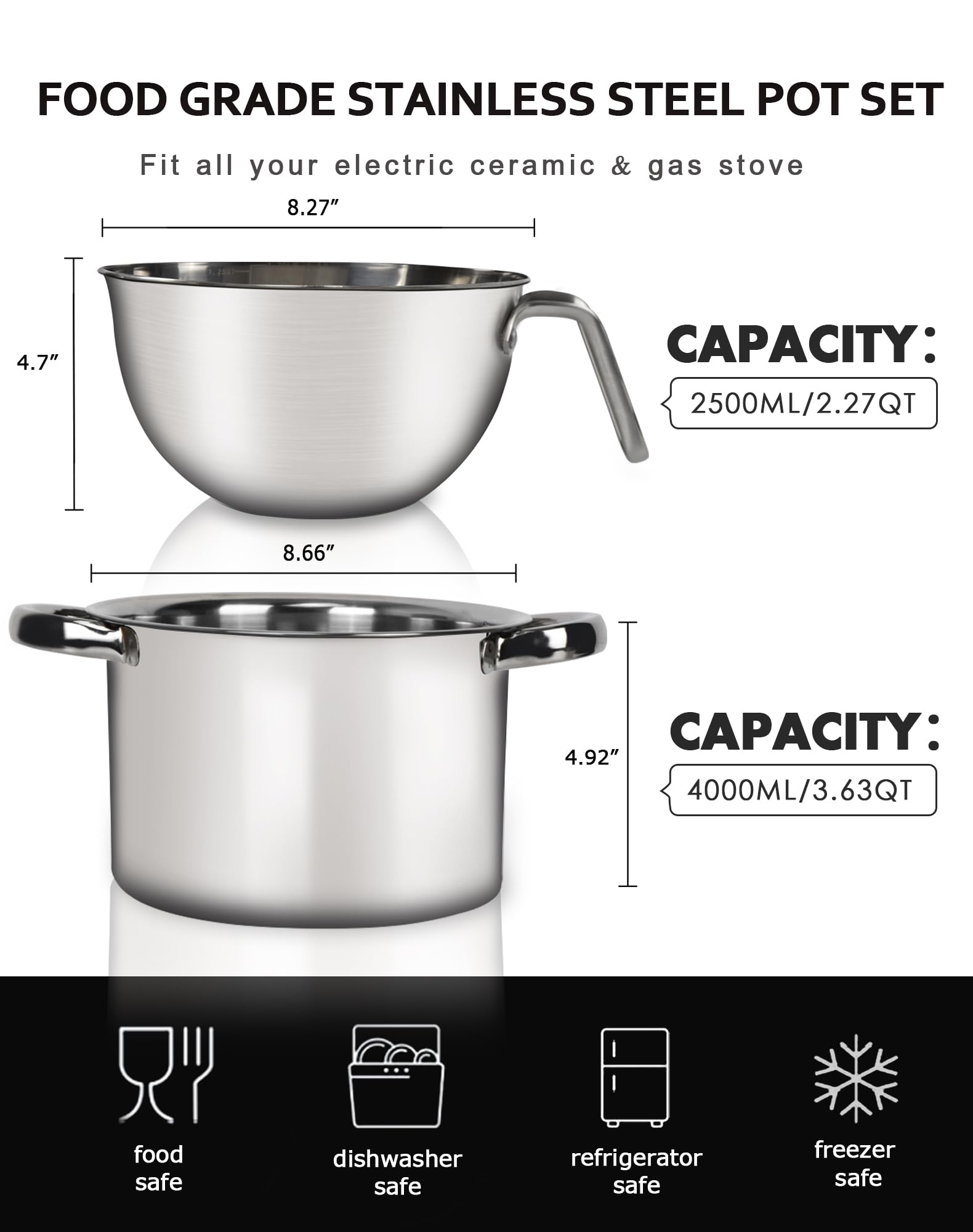 Marsheepy silicone spatula with stainless handle for easy scraping.