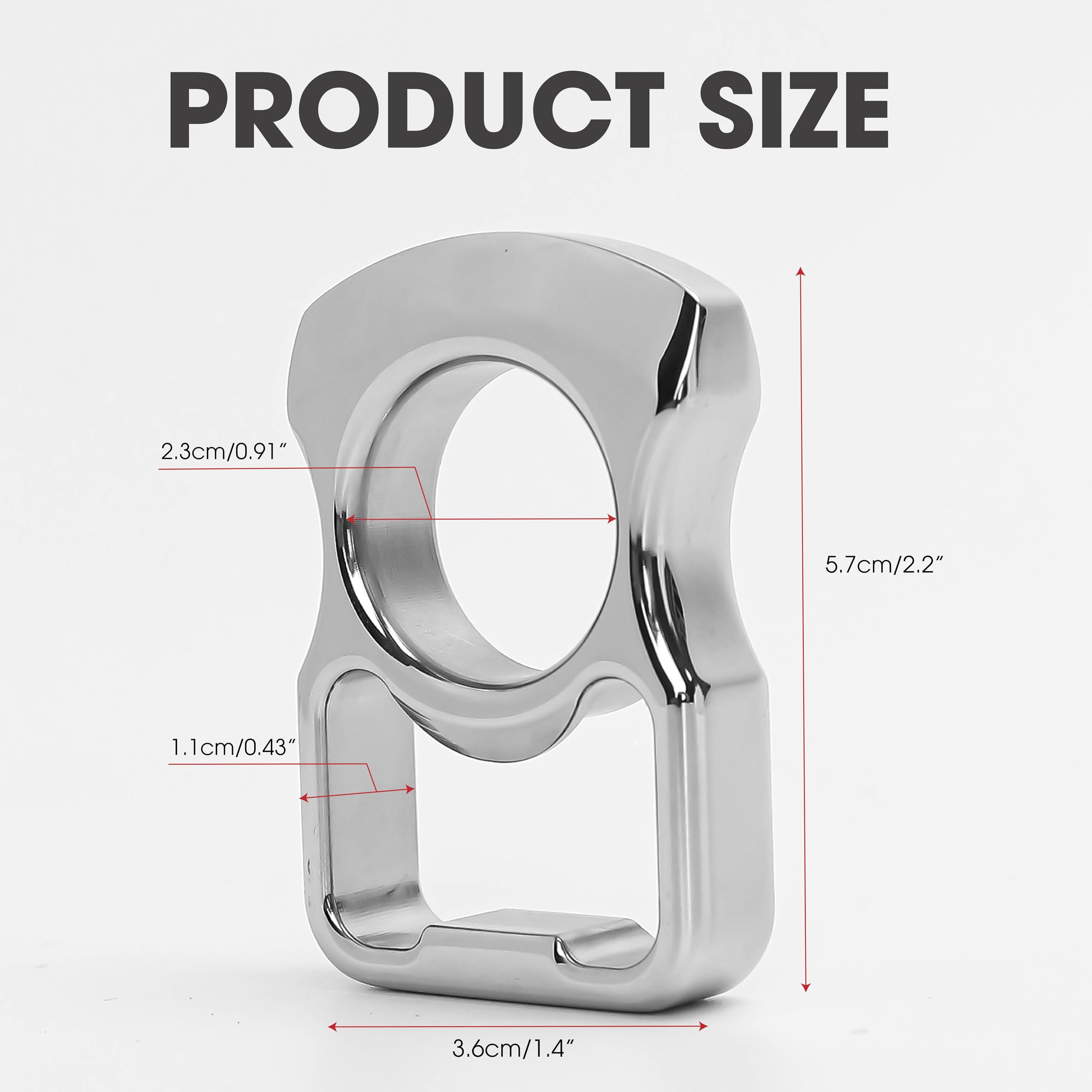 Marsrut bottle opener showing an easy-grip ergonomic design for quick openings.