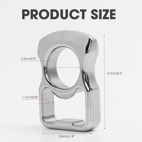 Marsrut bottle opener showing an easy-grip ergonomic design for quick openings.