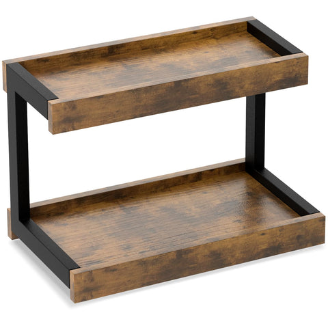 MARTY 2-Tier Spice Rack top view for organized kitchen spice storage