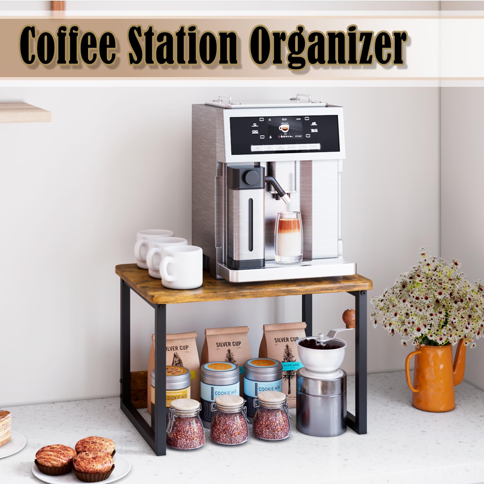 MARTY printer-stand transforms a cluttered desk into a tidy workspace.