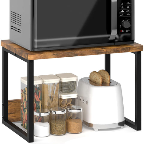 MARTY spice rack on kitchen counter organizer keeps bottles neatly accessible.