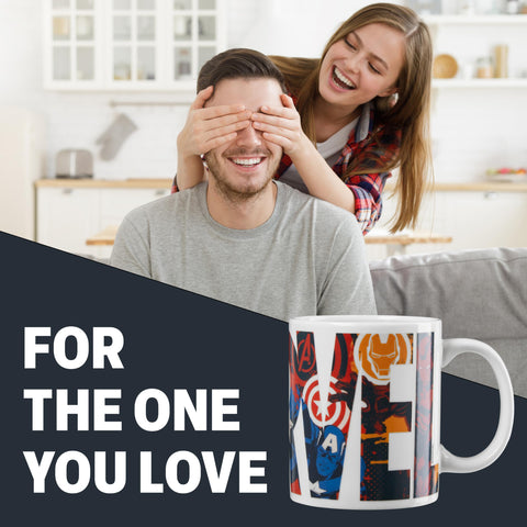 Marvel Coffee Mug gift box packaging ready for gifting on special occasions.