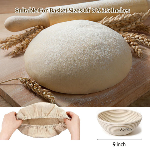 MarzeMuun banneton set with extras supports continuous baking and easy cleanup