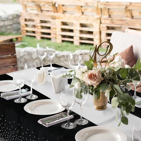 MASHAN durable satin table runner resists wrinkling for refined settings.