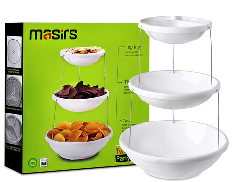 Masirs decorative bowl crafted from durable ABS material