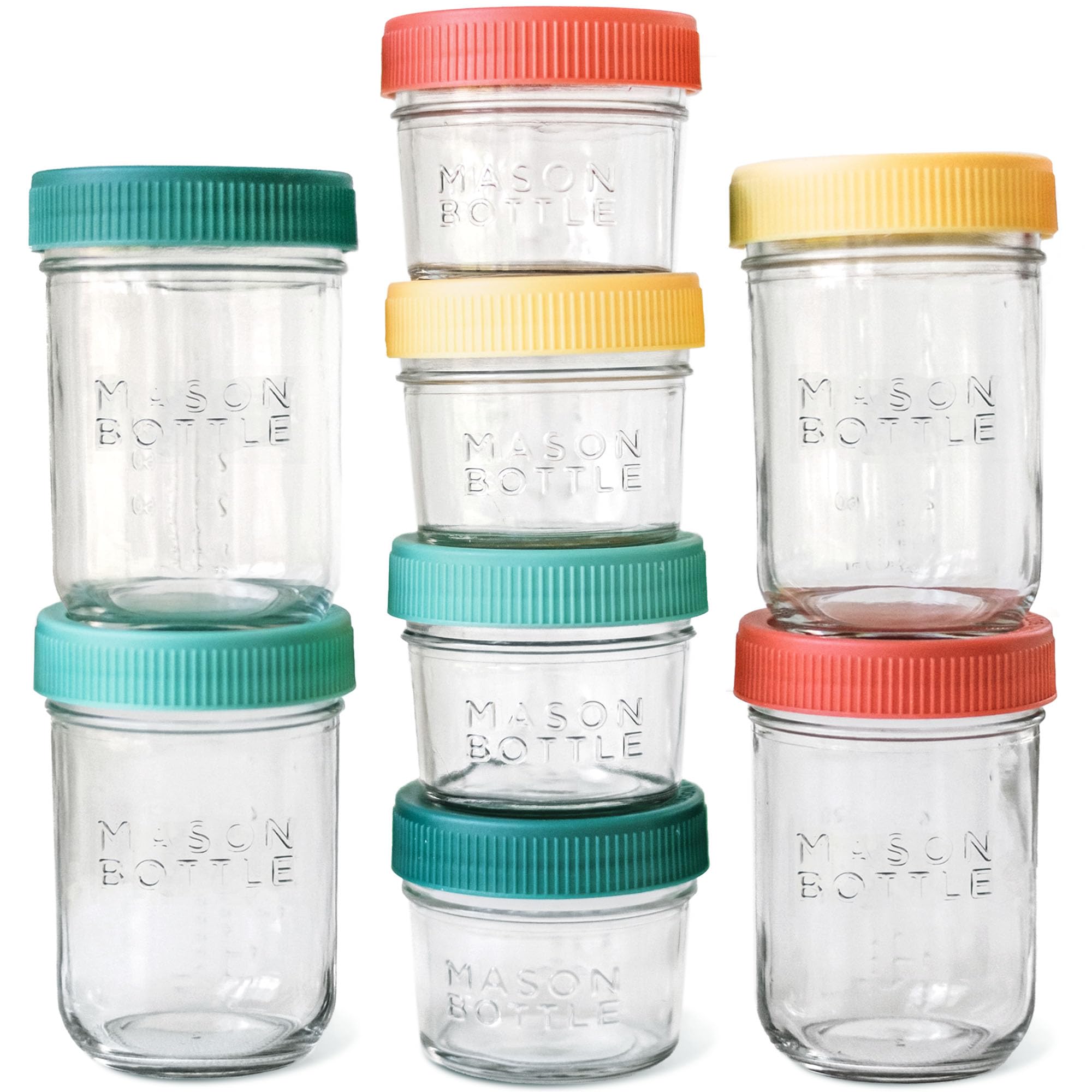 Mason Bottle breast milk storage jar 4oz with lid keeps milk fresh.