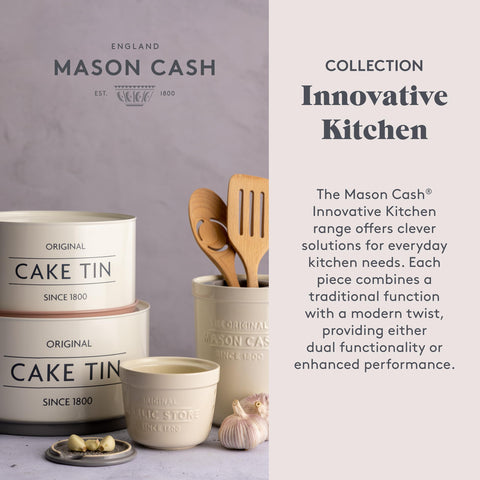 Mason Cash compact design fits spice rack or counter