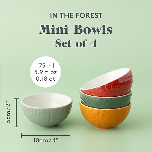 Mason Cash In the Forest green squirrel bowl perfect for dips and snacks.