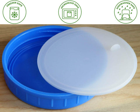 Mason Jar Lifestyle platinum seal fits metal bands and Ball lids for versatile use.