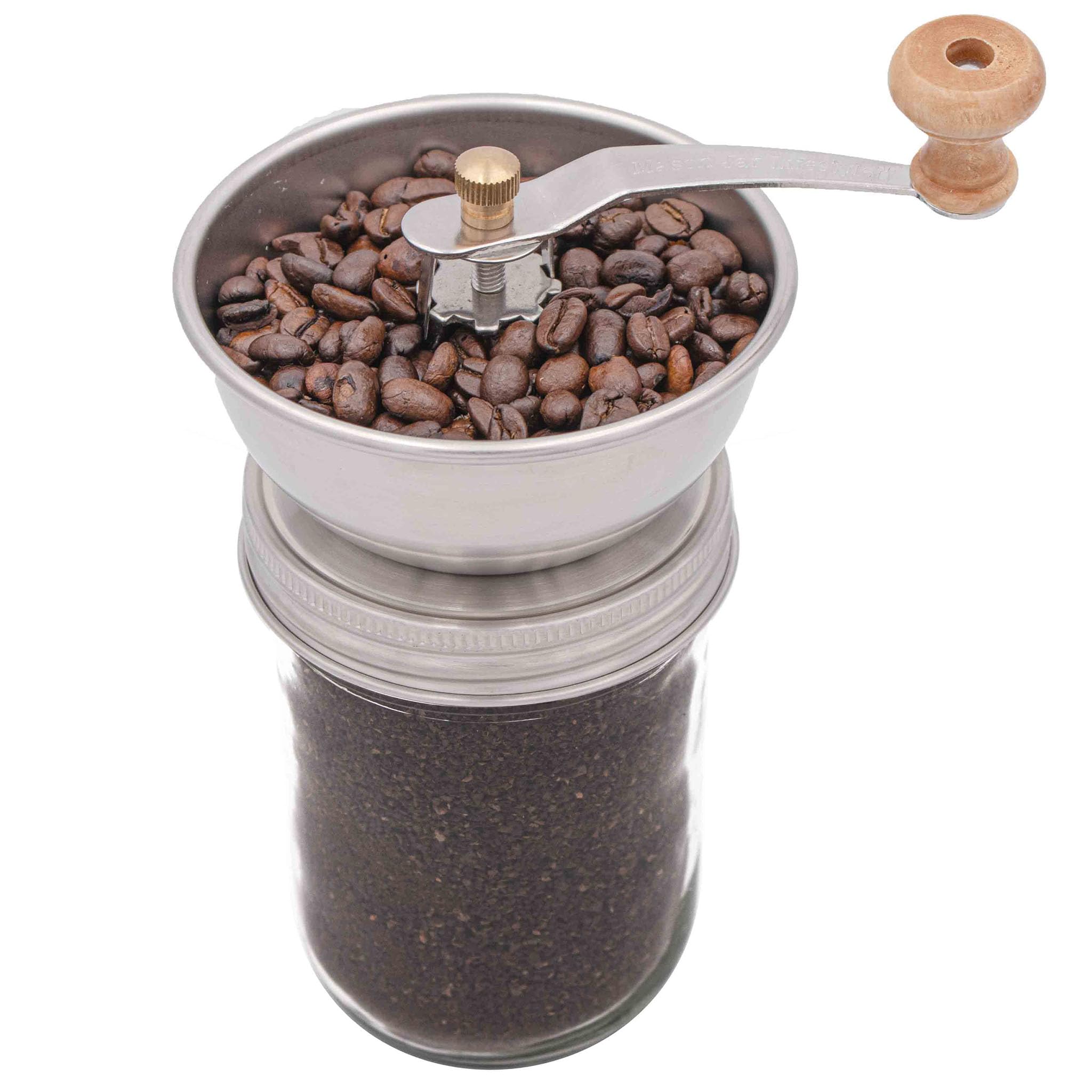 Mason Jar Lifestyle removable top and handle ready for easy gear adjustment.
