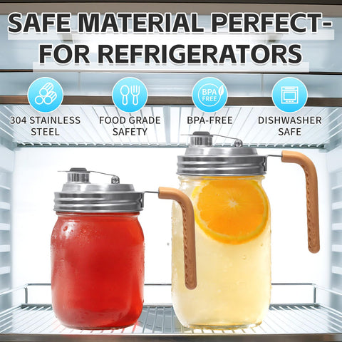 Stainless steel lid with airtight seal stays clean and stain-free.