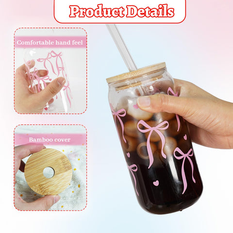 Color-changing Mason Life 18oz glass cup demonstrating dynamic style.