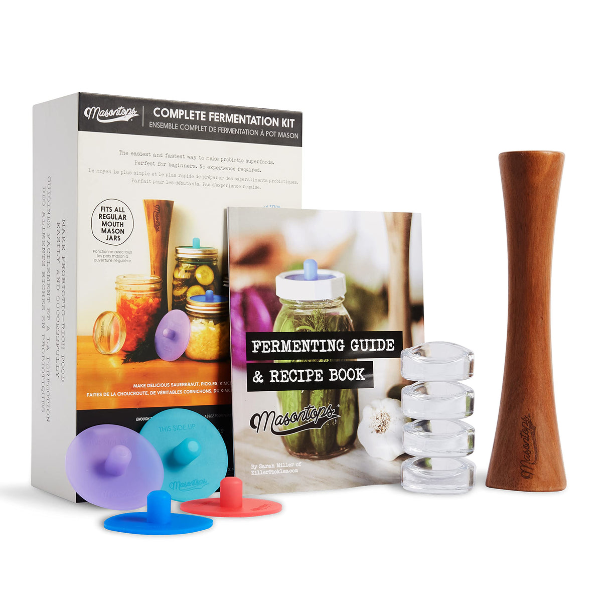 Masontops airlock tops: safe venting for small-batch fermentations