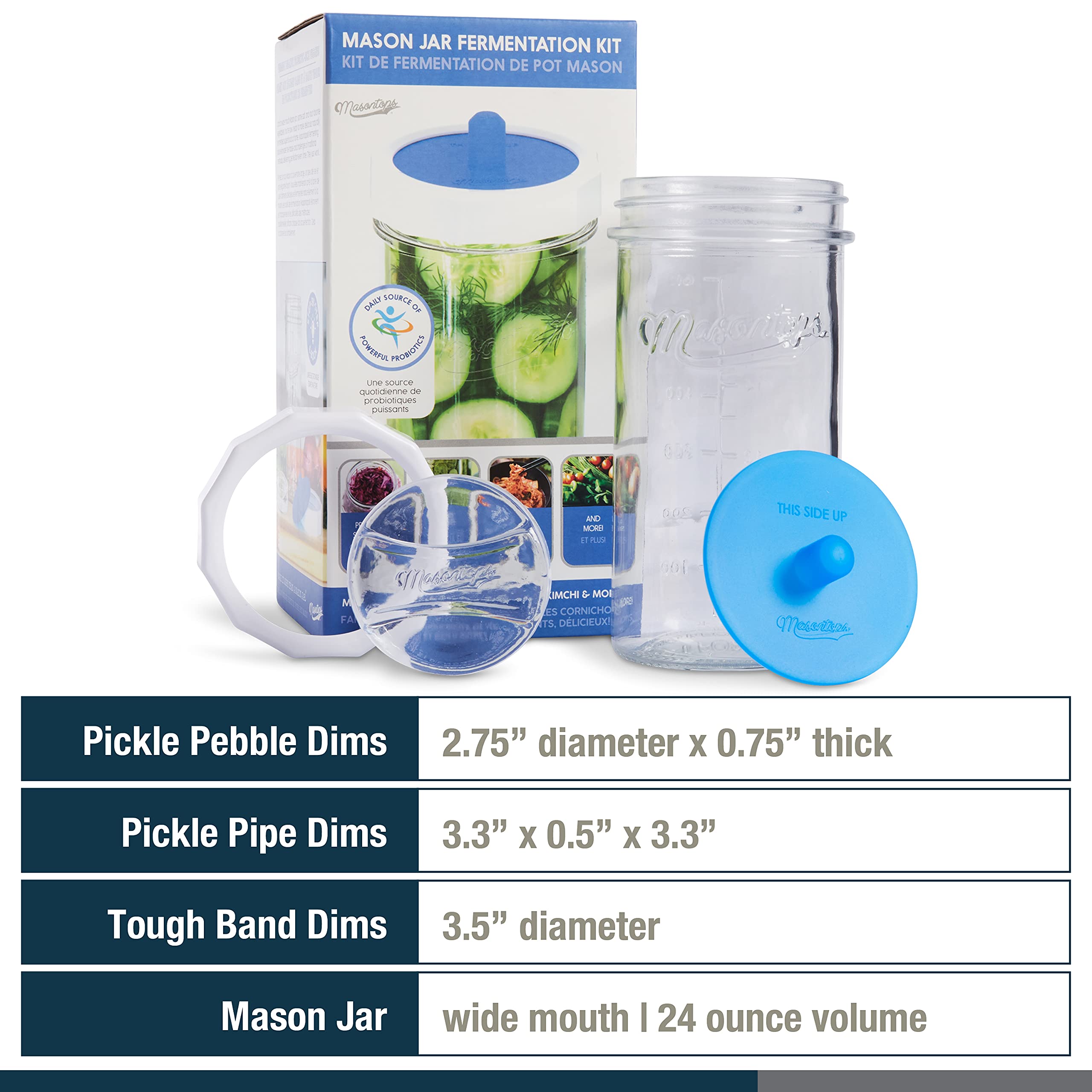 Masontops home fermentation setup example with sauerkraut and bright aromas.