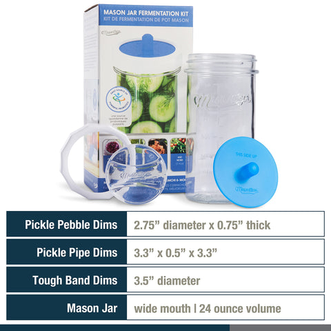 Masontops home fermentation setup example with sauerkraut and bright aromas.