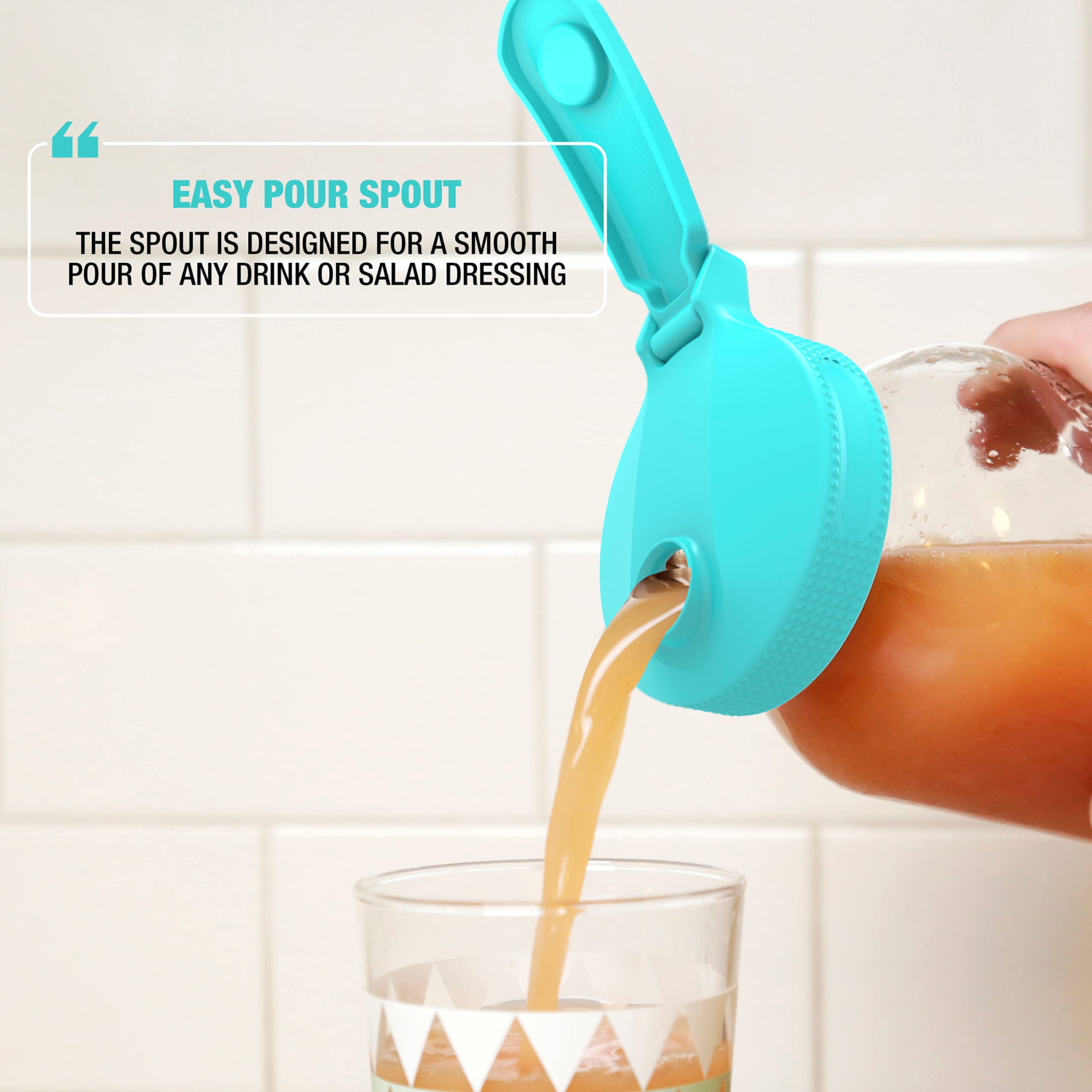 Masontops Multi Top dishwasher-safe plastic for easy cleaning