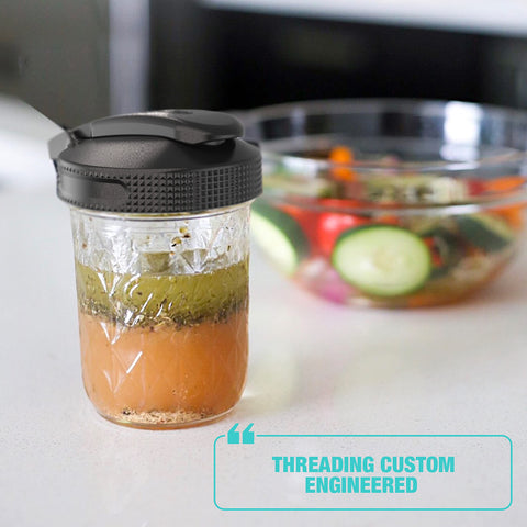 Masontops 2-pack lid set for regular and small mouth jars.