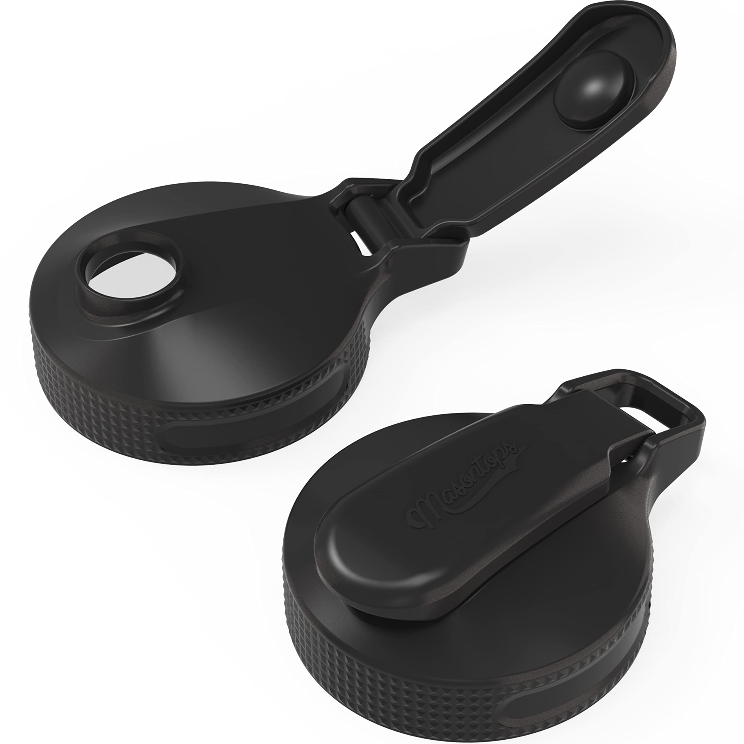 Masontops Multi Top regular-mouth pour spout lid enables smooth, measured pours from jars.