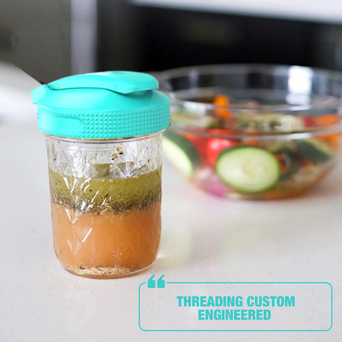 Masontops Multi Top ideal for dressings and smoothies in jars