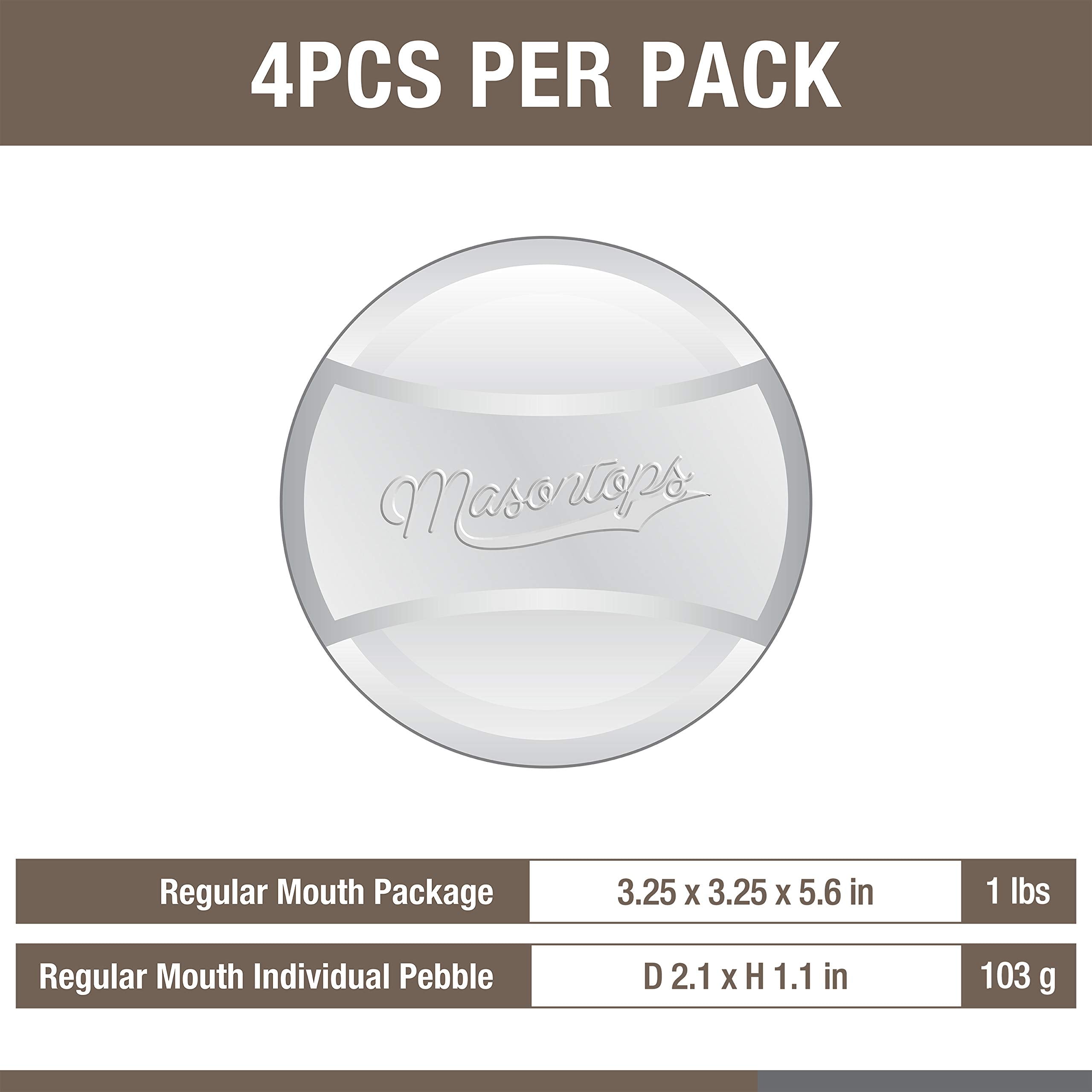 Masontops Pickle Pebble dishwasher-safe for easy cleanup
