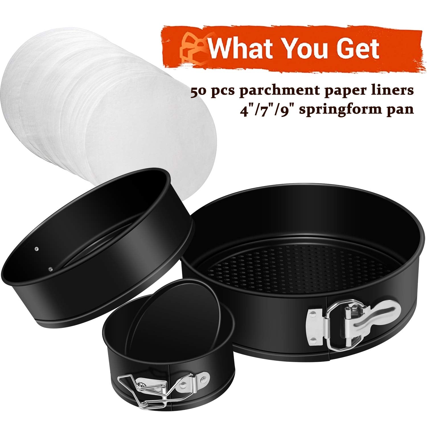 MASSUGAR springform 7-inch pan ideal for medium cheesecakes and tarts.