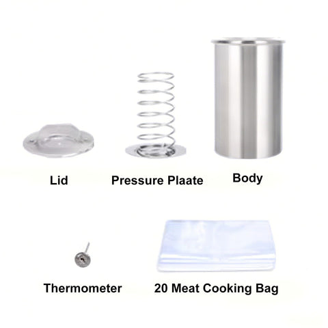 Master Feng ham-maker spring with plate ensures even pressing for consistent deli meat