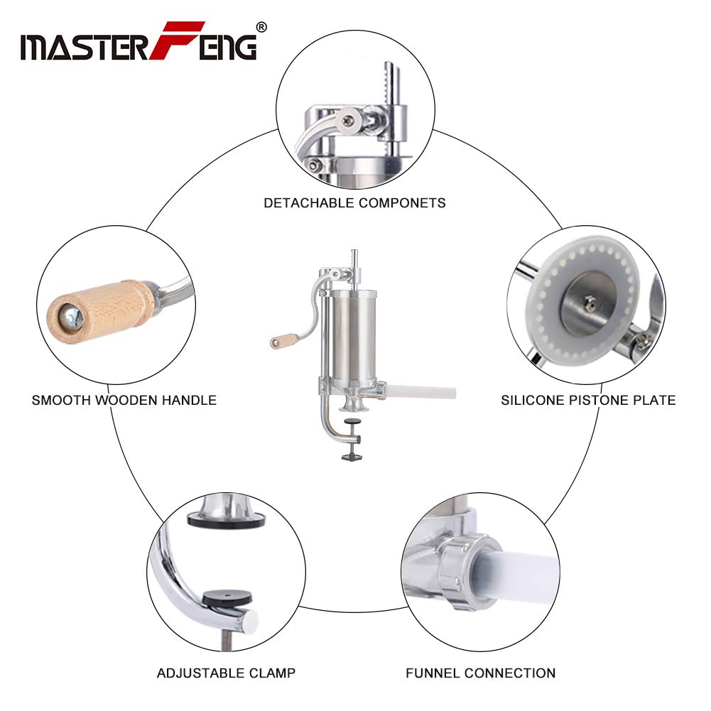 MASTER FENG sturdy base and vertical design enable hands-free operation.