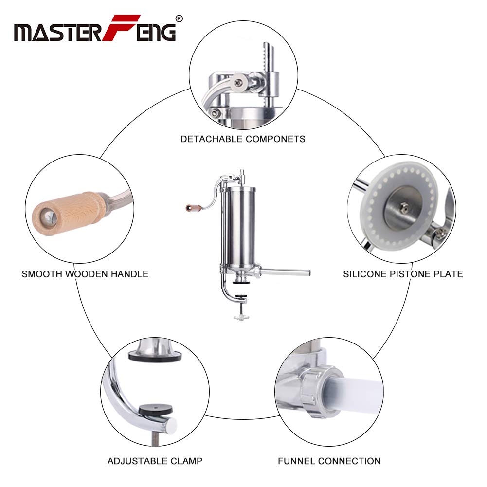 Master FENG varied tubes diameters enable customized stuffing.