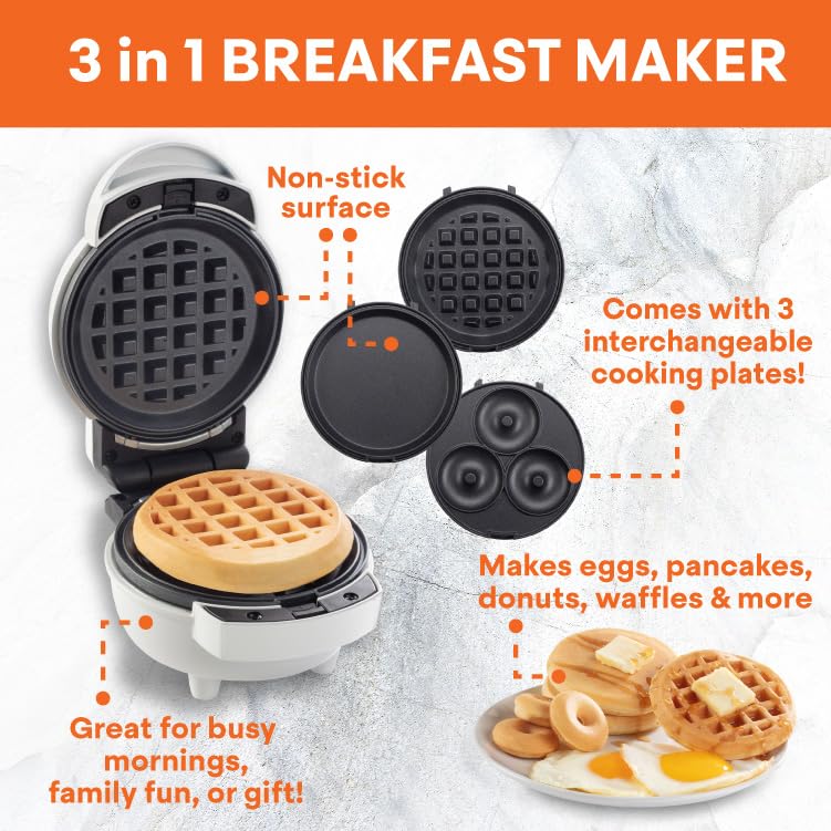 MasterChef 3-in-1 plates removable, easy cleanup after busy mornings.