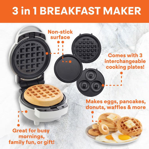MasterChef 3-in-1 plates removable, easy cleanup after busy mornings.