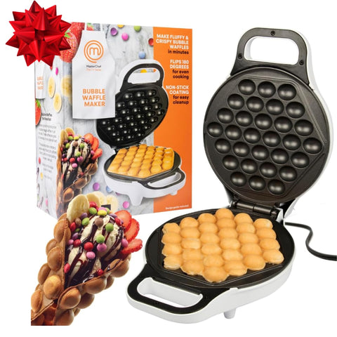 MasterChef Bubble Waffle Maker quick-start setup for under-5-minute waffles
